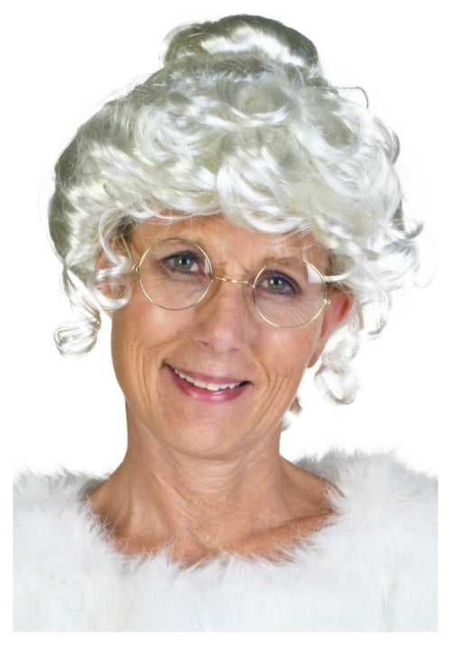 Women's Deluxe Mrs. Claus Costume Wig - US 4124