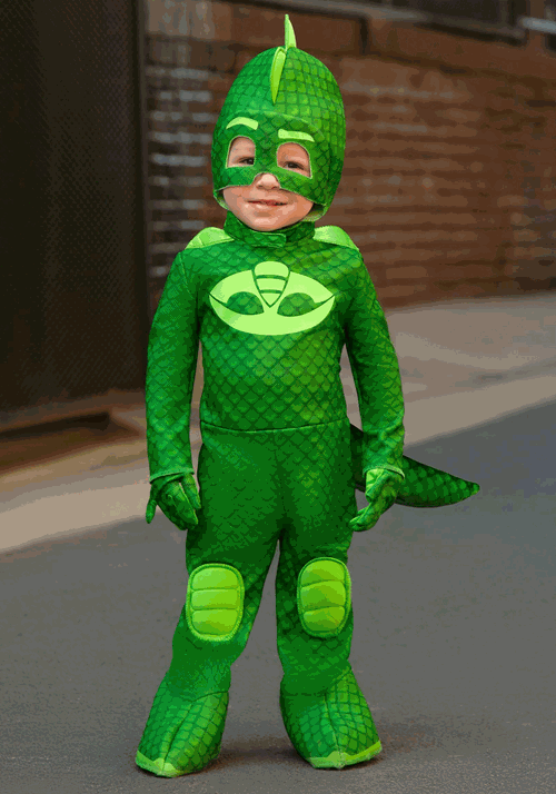 Boy's Deluxe PJ Masks Gekko Costume - US 5623