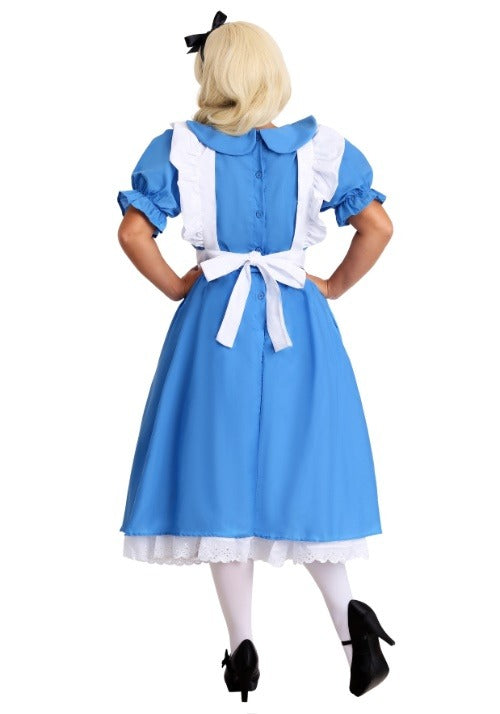 Women's Deluxe Plus Size Alice Costume Dress - US 1039
