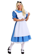 Women's Deluxe Plus Size Alice Costume Dress - US 1039