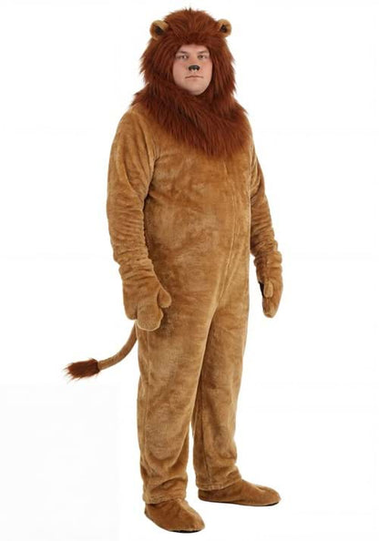 Plus Size Adult Deluxe Lion Costume - US 7107