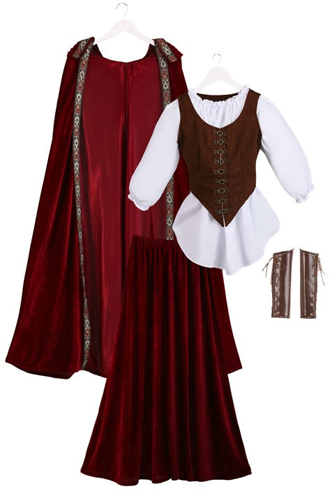 Deluxe Women's Red Riding Hood Costume - US 6438