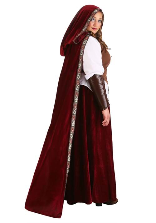 Women's Deluxe Red Riding Hood Plus Size Costume Dress - US 9334
