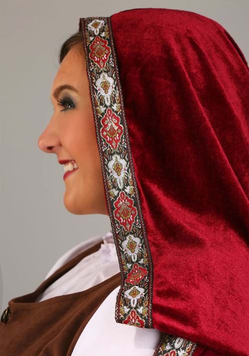Women's Deluxe Red Riding Hood Plus Size Costume Dress - US 9334