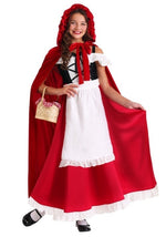 Deluxe Red Riding Hood Girl's Costume - US 7314