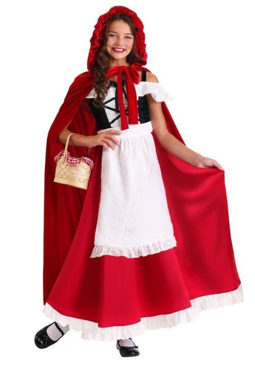 Deluxe Red Riding Hood Girl's Costume - US 7314