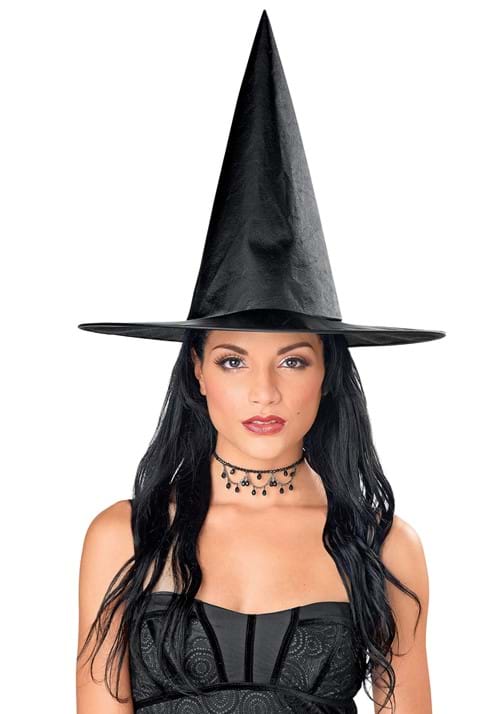 Deluxe Satin Witch Hat for Adults - US 6650