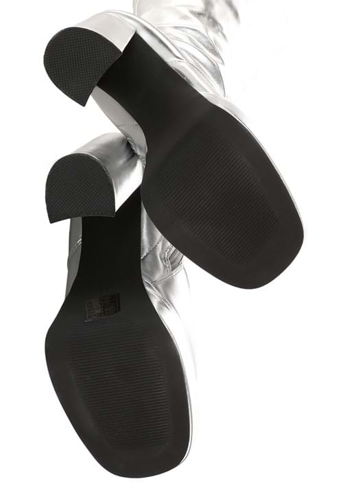 Deluxe Silver Gogo Boots for Women - US 4969