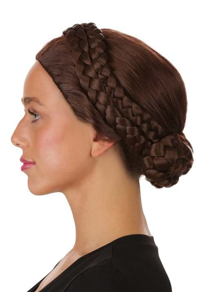 Women's Deluxe Star Wars Endor Battle Leia Costume Wig - US 6330
