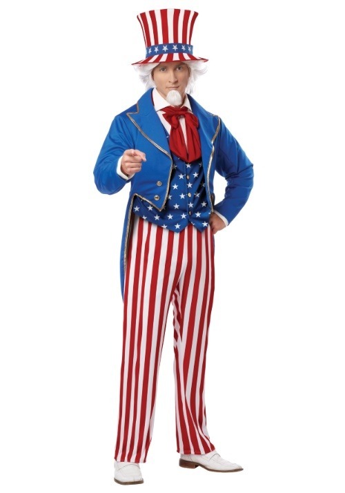 Men's Deluxe Uncle Sam Costume - US 3836