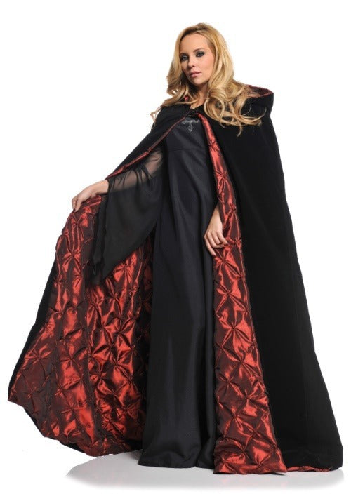 Deluxe Velvet Cape w/ Quilted Red Lining - US 2921