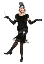 Deluxe Velvet Flapper Costume - US 3892