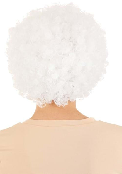 Deluxe White Afro Wig for Adults - US 5357
