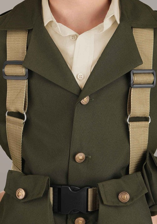 Men's Deluxe WW2 Soldier Costume - US 8433