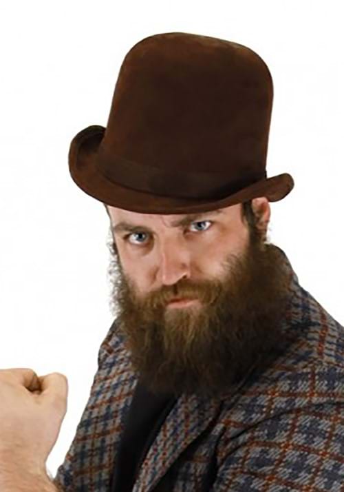 Adult Brown Derby Top Hat - US 3907