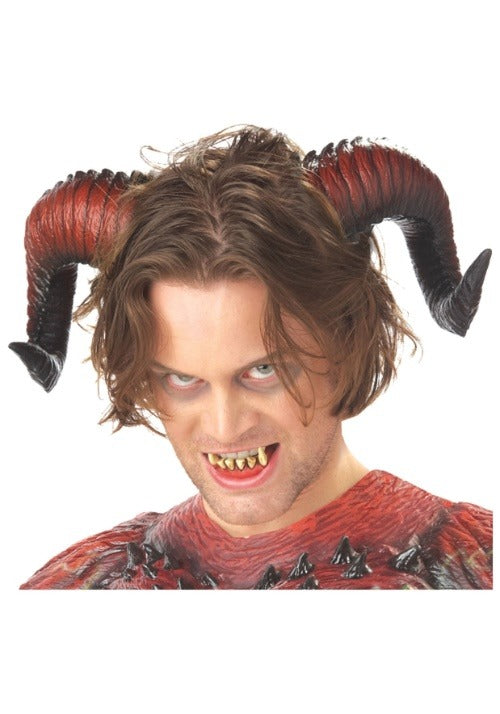 Adult Demonic Devil Horns and Teeth - US 8736