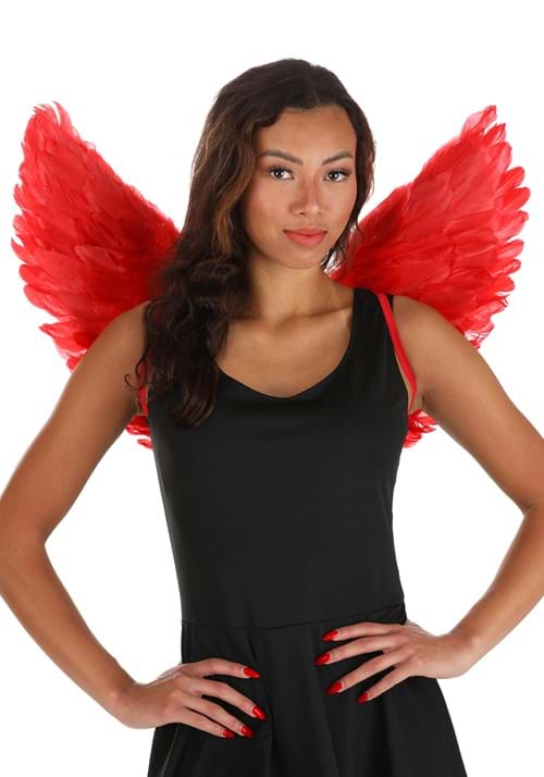 Devilish Angel Red Costume Wings - US 4401