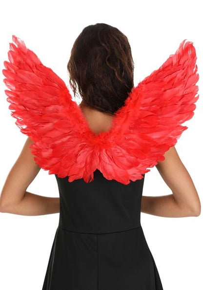 Devilish Angel Red Costume Wings - US 4401