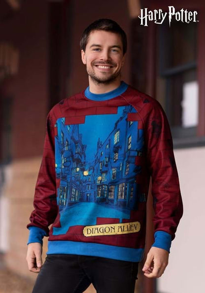Adult Diagon Alley Harry Potter Sweater - US 5000