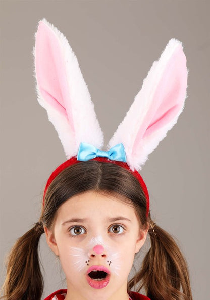 Dignified White Rabbit Costume for Girls - US 3950
