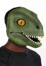 Mouth Mover Green Dinosaur Costume Mask - US 8485
