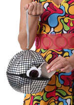 Silver Disco Ball Costume Purse - US 3982