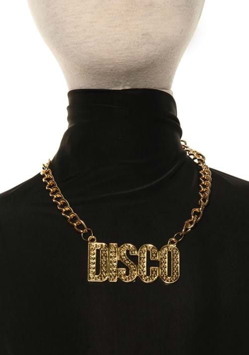 Disco Gold Costume Chain Accessory - US 8220