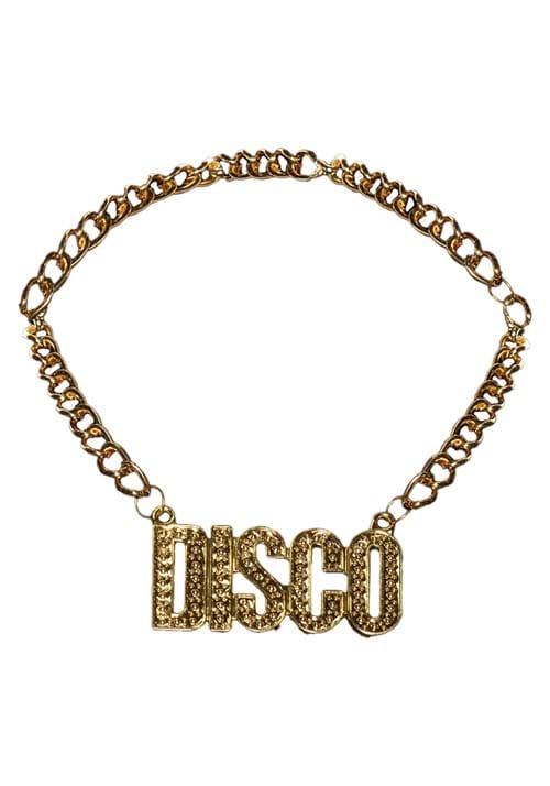 Disco Gold Costume Chain Accessory - US 8220