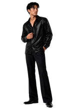Men's Disco Inferno Black Costume - US 3945
