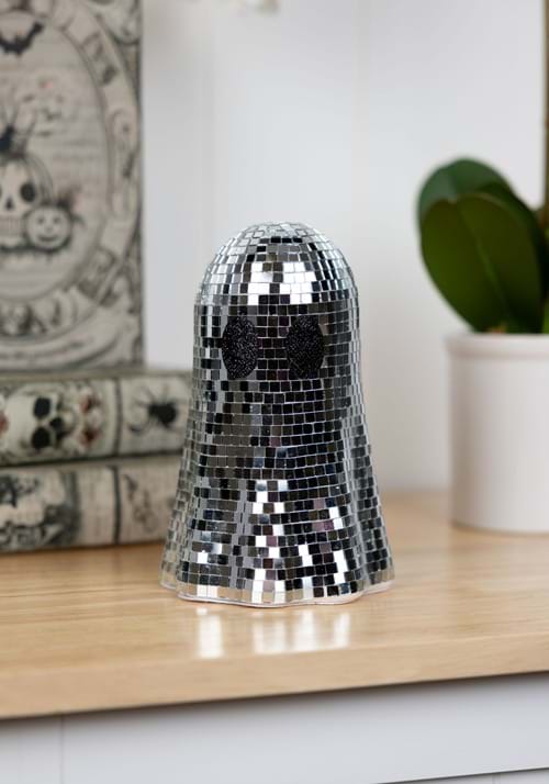 7.25-Inch Disco Tile Ghost Decoration - US 1773