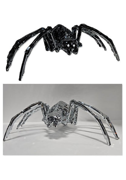 14-Inch Disco Tile Spider Decoration - US 4525
