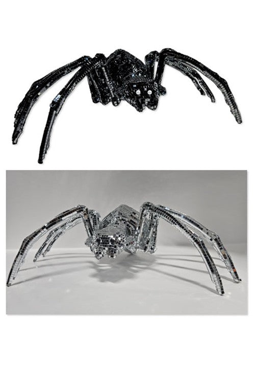 14-Inch Disco Tile Spider Decoration - US 4525