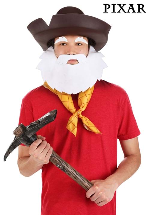 Disney and Pixar Stinky Pete Prospector Hat, Beard & Scarf Costume Accessory Kit - US 5984