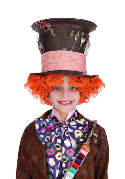 Disney Child Mad Hatter Costume Wig & Eyebrows - US 0021