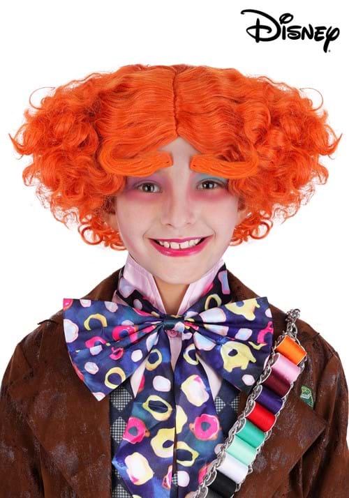Disney Child Mad Hatter Costume Wig & Eyebrows - US 0021