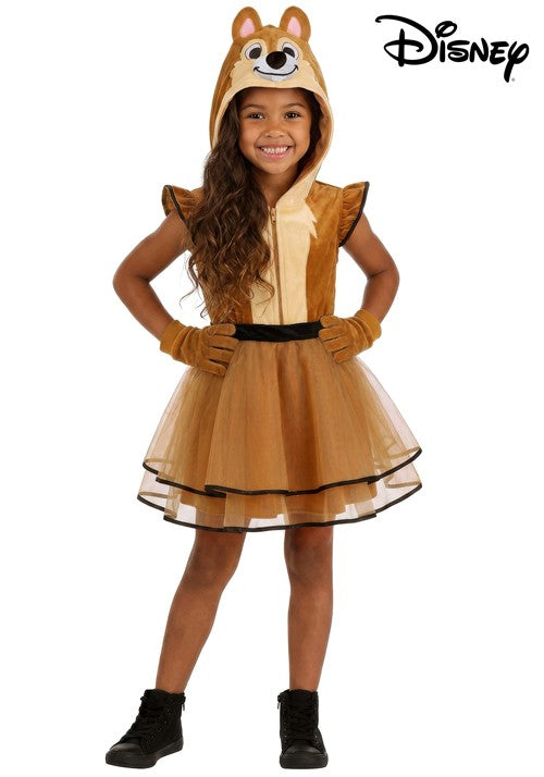 Disney Chip 'N Dale Girl's Chip Costume - US 1378