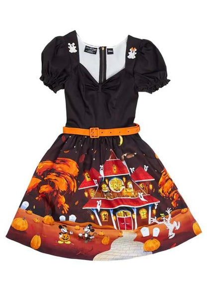 Disney Haunted House Stitch Shoppe by Loungefly Allison Dress - US 3361