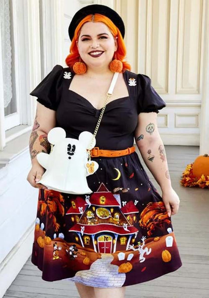 Disney Haunted House Stitch Shoppe by Loungefly Allison Dress - US 3361