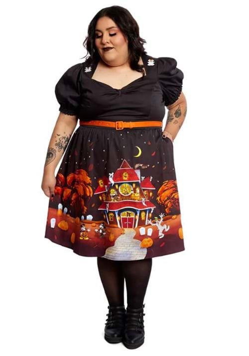Disney Haunted House Stitch Shoppe by Loungefly Allison Dress - US 3361
