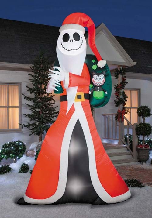 10FT Disney Jack Skellington "Sandy Claws" Inflatable Decoration - US 5712