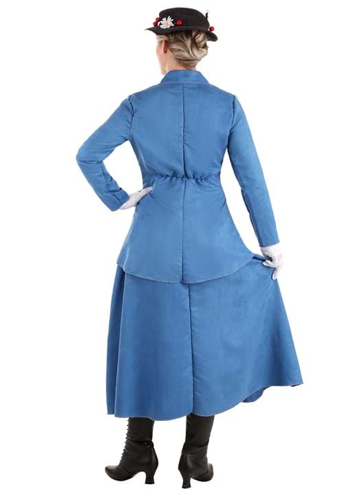 Women's Mary Poppins Blue Coat Costume - US 8101