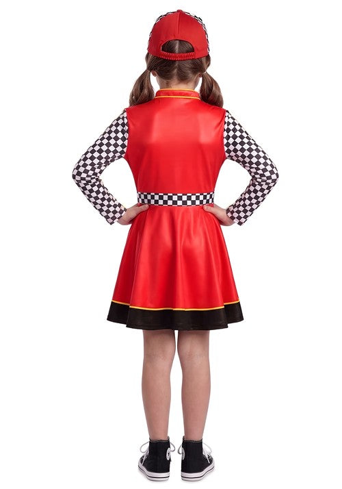 Girl's Disney Pixar CARS Lightning McQueen Costume Dress - US 5068