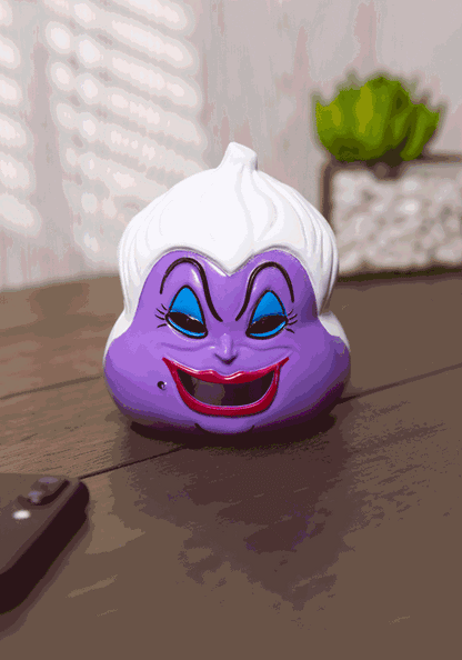 3-Inch Disney Ursula Light Up Pumpkin Decoration - US 1292