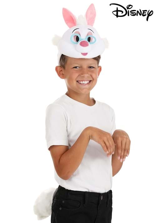 Disney Kid's White Rabbit Plush Headband & Tail Kit - US 2712