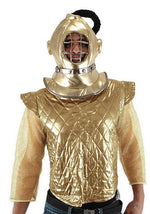 Gold Diving Bell Plush Costume Helmet - US 2475