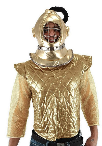 Gold Diving Bell Plush Costume Helmet - US 2475