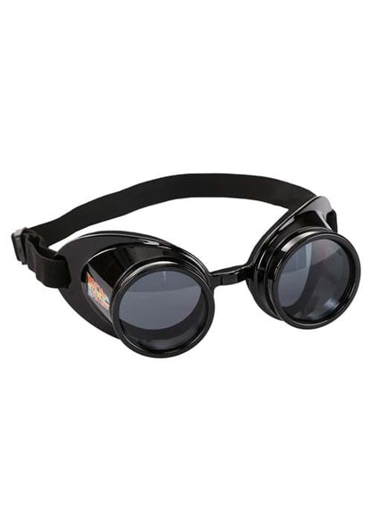 Back to the Future Doc Brown Costume Black Goggles - US 3184