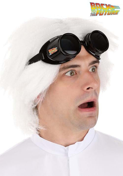Back to the Future Doc Brown Costume Black Goggles - US 3184