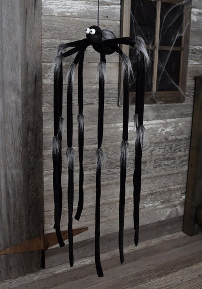 3.6FT Hanging Long Leg Spider Halloween Decoration - US 9881