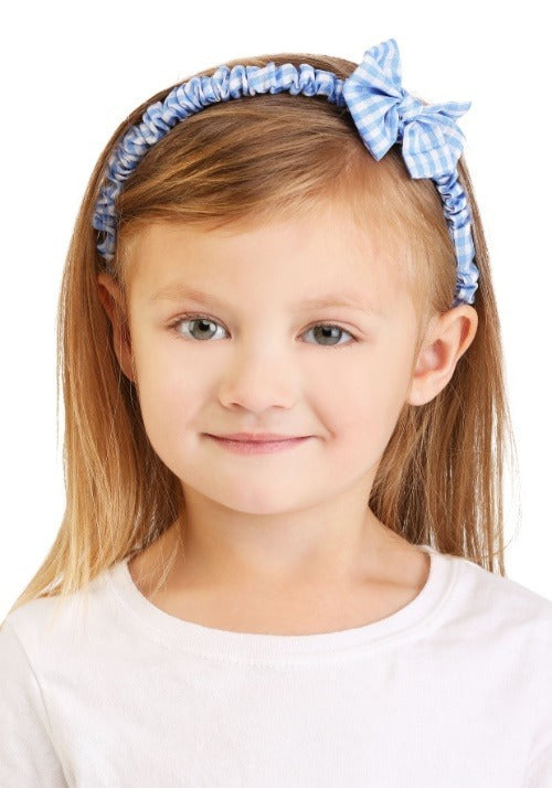 Gingham Bow Headband - US 0243